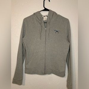 - Pink - XS - Zip Up sequin jacket